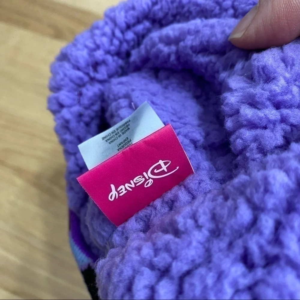Disney Vampirina Fleece Knit Hat Toddler Girl Purple Black